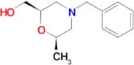 ((2R,6R)-4-benzyl-6-methylmorpholin-2-yl)methanol