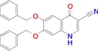 6,7-Bis(benzyloxy)-4-oxo-1,4-dihydroquinoline-3-carbonitrile