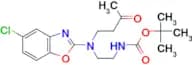 Tert-Butyl 2-((5-chlorobenzo[d]oxazol-2-yl)(3-oxobutyl)amino)ethylcarbamate