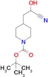Tert-Butyl 4-(2-cyano-2-hydroxyethyl)piperidine-1-carboxylate