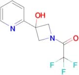 2,2,2-Trifluoro-1-(3-hydroxy-3-(pyridin-2-yl)azetidin-1-yl)ethanone