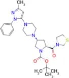 (2S,4S)-4-[4-(3-Methyl-1-phenyl-1H-pyrazol-5-yl)-1-piperazinyl]-2-(3-thiazolidinylcarbonyl)-1-pyrr…