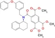 Trimethyl (S)-5-((3-phenoxybenzyl)(1,2,3,4-tetrahydronaphthalen-1-yl)carbamoyl)benzene-1,2,4-trica…