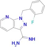 1-(2-Fluorobenzyl)-1H-pyrazolo[3,4-b]pyridine-3-carboximidamide