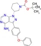 (R)-tert-Butyl 3-(4-amino-3-(4-phenoxyphenyl)-1H-pyrazolo[3,4-d]pyrimidin-1-yl)piperidine-1-carbox…