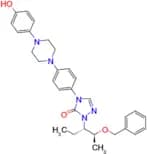 1-((2S,3S)-2-(Benzyloxy)pentan-3-yl)-4-(4-(4-(4-hydroxyphenyl)piperazin-1-yl)phenyl)-1H-1,2,4-tria…