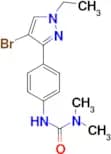 N'-[4-(4-Bromo-1-ethyl-1H-pyrazol-3-yl)phenyl]-N,N-dimethylurea