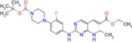 (E)-tert-butyl 4-(4-((5-(3-ethoxy-3-oxoprop-1-en-1-yl)-4-(ethylamino)pyrimidin-2-yl)amino)-2-fluor…