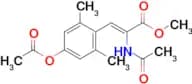 (Z)-methyl 2-acetamido-3-(4-acetoxy-2,6-dimethylphenyl)acrylate