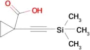 1-((Trimethylsilyl)ethynyl)cyclopropane-1-carboxylic acid