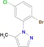 1-(2-Bromo-5-chlorophenyl)-5-methyl-1H-pyrazole