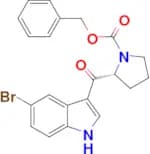 (R)-Benzyl 2-(5-bromo-1H-indole-3-carbonyl)pyrrolidine-1-carboxylate