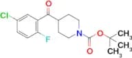 Tert-Butyl 4-(5-chloro-2-fluorobenzoyl)piperidine-1-carboxylate