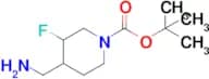 Tert-Butyl 4-(Aminomethyl)-3-fluoropiperidine-1-carboxylate