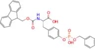 (2S)-2-((((9H-Fluoren-9-yl)methoxy)carbonyl)amino)-3-(4-(((benzyloxy)(hydroxy)phosphoryl)oxy)pheny…