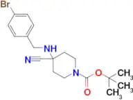 Tert-Butyl 4-((4-bromobenzyl)amino)-4-cyanopiperidine-1-carboxylate