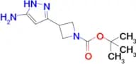 Tert-butyl 3-(5-amino-1H-pyrazol-3-yl)azetidine-1-carboxylate