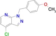 1H-PYRAZOLO[3,4-B]PYRIDINE, 4-CHLORO-1-[(4-METHOXYPHENYL)METHYL]-