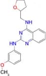 N2-(3-METHOXYPHENYL)-N4-((TETRAHYDROFURAN-2-YL)METHYL)QUINAZOLINE-2,4-DIAMINE