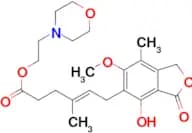 2-MORPHOLINOETHYL (E)-6-(4-HYDROXY-6-METHOXY-7-METHYL-3-OXO-1,3-DIHYDROISOBENZOFURAN-5-YL)-4-METHY…