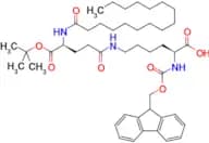 (S)-2-((((9H-FLUOREN-9-YL)METHOXY)CARBONYL)AMINO)-6-((S)-5-(TERT-BUTOXY)-5-OXO-4-PALMITAMIDOPENTAN…