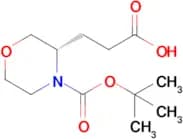 (S)-3-(4-(TERT-BUTOXYCARBONYL)MORPHOLIN-3-YL)PROPANOIC ACID