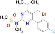 N-[5-BROMOMETHYL-4-(4-FLUOROPHENYL)-6-ISOPROPYLPYRIMIDINE-2-YL]-N-METHYLMETHANE SULFONAMIDE