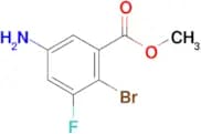 BENZOIC ACID, 5-AMINO-2-BROMO-3-FLUORO-, METHYL ESTER