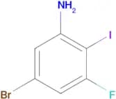 5-BROMO-3-FLUORO-2-IODOANILINE
