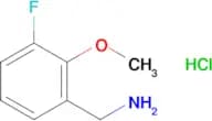 3-FLUORO-2-METHOXYBENZYLAMINE HCL
