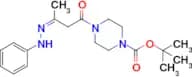 (Z)-TERT-BUTYL 4-(3-(2-PHENYLHYDRAZONO)BUTANOYL)PIPERAZINE-1-CARBOXYLATE