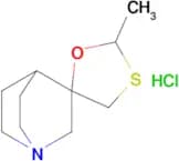 2-METHYL-1'-AZASPIRO[[1,3]OXATHIOLANE-5,3'-BICYCLO[2.2.2]OCTANE] (HCL)