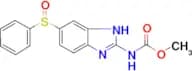 Methyl N-[6-(benzenesulfinyl)-1H-1,3-benzodiazol-2-yl]carbamate