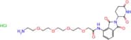 14-AMINO-N-(2-(2,6-DIOXOPIPERIDIN-3-YL)-1,3-DIOXOISOINDOLIN-4-YL)-3,6,9,12-TETRAOXATETRADECANAMIDE…