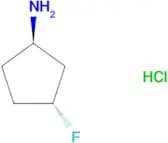 (1R,3R)-3-Fluorocyclopentan-1-amine hydrochloride