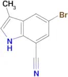 5-BROMO-3-METHYL-1H-INDOLE-7-CARBONITRILE