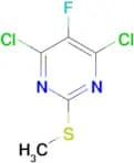 4,6-DICHLORO-5-FLUORO-2-(METHYLSULFANYL)PYRIMIDINE
