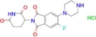 2-(2,6-DIOXOPIPERIDIN-3-YL)-5-FLUORO-6-(PIPERAZIN-1-YL)ISOINDOLINE-1,3-DIONE HCL