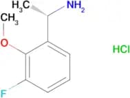 (1S)-1-(3-FLUORO-2-METHOXYPHENYL)ETHAN-1-AMINE HCL