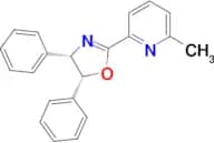(4S,5R)-2-(6-METHYLPYRIDIN-2-YL)-4,5-DIPHENYL-4,5-DIHYDROOXAZOLE