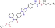 ETHYL 3-(2-(((4-(N-((HEXAN-2-YLOXY)CARBONYL)CARBAMIMIDOYL)PHENYL)AMINO)METHYL)-1-METHYL-N-(PYRIDIN…