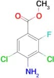 METHYL 4-AMINO-3,5-DICHLORO-2-FLUOROBENZOATE