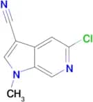 5-CHLORO-1-METHYL-1H-PYRROLO[2,3-C]PYRIDINE-3-CARBONITRILE