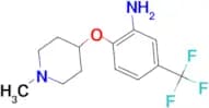 2-(1-METHYLPIPERIDIN-4-YLOXY)-5-(TRIFLUOROMETHYL)BENZENAMINE