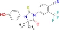 4-(3-(4-HYDROXYPHENYL)-4,4-DIMETHYL-5-OXO-2-THIOXOIMIDAZOLIDIN-1-YL)-2-(TRIFLUOROMETHYL)BENZONITRI…