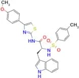 (S)-3-(1H-INDOL-3-YL)-N-(4-(4-METHOXYPHENYL)THIAZOL-2-YL)-2-(4-METHYLPHENYLSULFONAMIDO)PROPANAMIDE