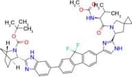 Tert-butyl (1R,3S,4S)-3-[6-(9,9-difluoro-7-{2-[(6S)-5-[(2S)-2-[(methoxycarbonyl)amino]-3-methylbut…