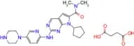 Butanedioic acid, compd. with 7-cyclopentyl-N,N-dimethyl-2-[[5-(1-piperazinyl)-2-pyridinyl]amino]-…