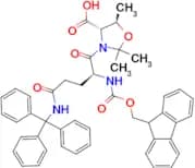 4-Oxazolidinecarboxylic acid, 3-[(2S)-2-[[(9H-fluoren-9-ylmethoxy)carbonyl]amino]-1,5-dioxo-5-[(tr…