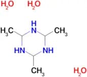 2,4,6-Trimethyl-1,3,5-triazinane trihydrate